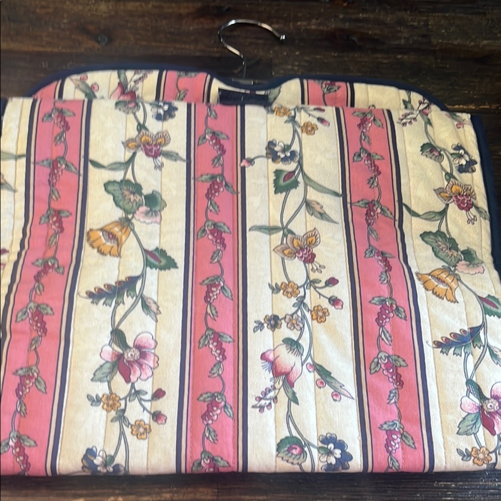 Floral Striped Garment Bag 3/$15